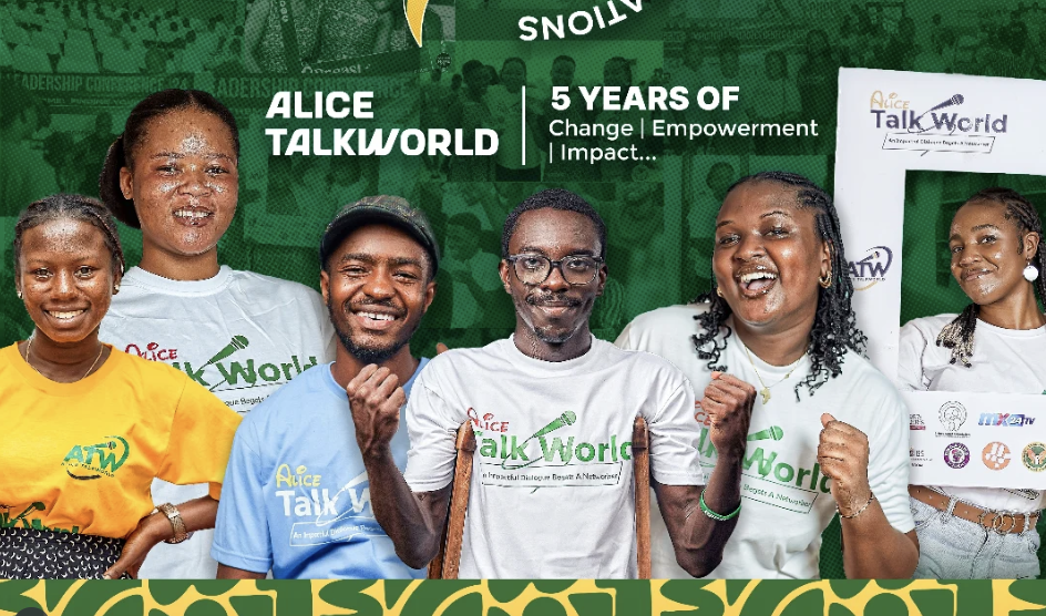 Alice Talk World team celebrating their 5th anniversary.